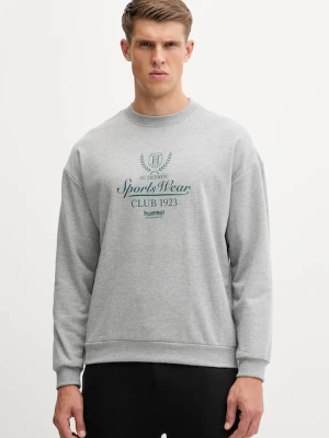 Hummel bluza męska kolor szary z nadrukiem 229844