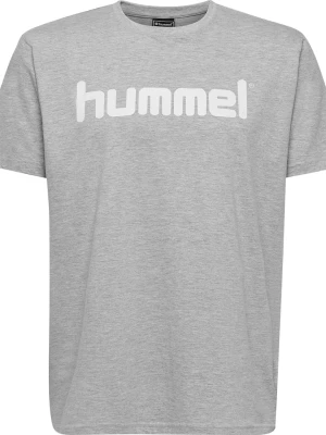 Hummel Koszulka "Logo" w kolorze szarym rozmiar: 140