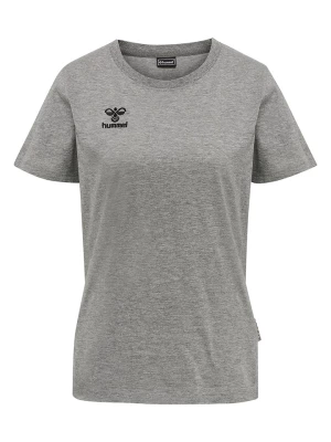 Hummel Koszulka "Move Grid" w kolorze szarym rozmiar: XS
