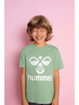 Hummel Koszulka "Tres" w kolorze zielonym rozmiar: 92