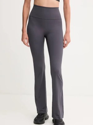Hummel legginsy do jogi damskie kolor szary gładkie 230454