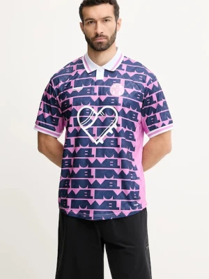 Hummel polo Hummel x Community Love kolor granatowy wzorzysty 227576