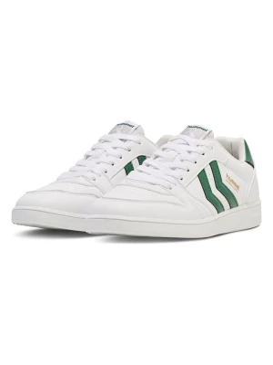 Hummel Sneakersy "Handball Perfekt" w kolorze biało-zielonym rozmiar: 39