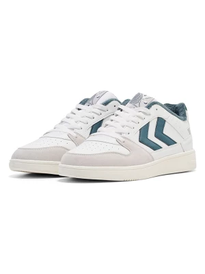 Hummel Sneakersy "St. Power Play" w kolorze biało-zielonym rozmiar: 41