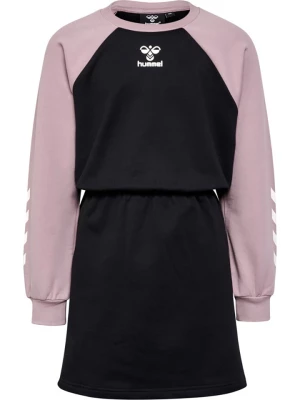 Hummel Sukienka "Haley" w kolorze czarno-jasnoróżowym rozmiar: 140