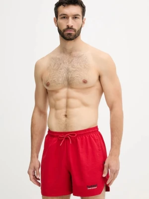Hummel szorty kąpielowe hmlNED SWIM SHORTS kolor czerwony 227641