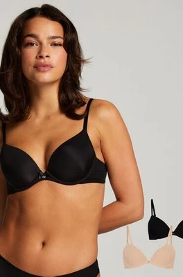 Hunkemöller 2 sztuki biustonoszy usztywnianych z fiszbinami Beżowy