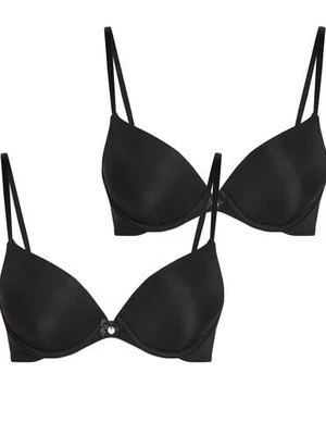 Hunkemöller 2 sztuki biustonoszy usztywnianych z fiszbinami Czarny