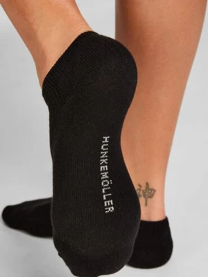 Hunkemöller 3-pak Bawełnianych Skarpetek Sneaker Czarny