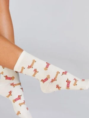 Hunkemöller 3 pary skarpet Giftpack Biały