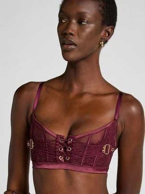 Hunkemöller Avela – miękki biustonosz typu longline bez wypełnienia Czerwony