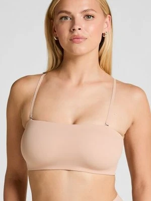 Hunkemöller Bandeau Bralette Smooth Beżowy