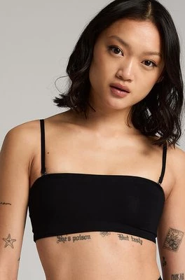 Hunkemöller Bandeau Bralette Smooth Czarny