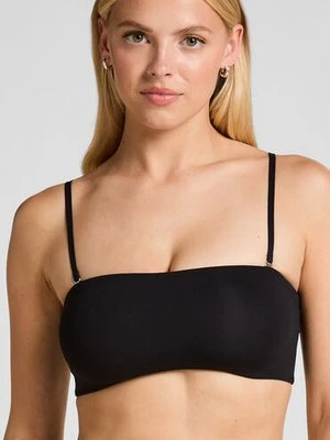 Hunkemöller Bandeau Bralette Smooth Czarny
