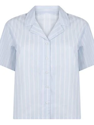 Hunkemöller Bawełniana Kurtka w Paski Niebieski