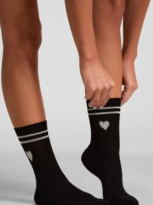 Hunkemöller Bawełniane skarpetki Crew Czarny