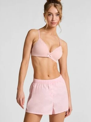 Hunkemöller Bawełniane spodenki Różowy