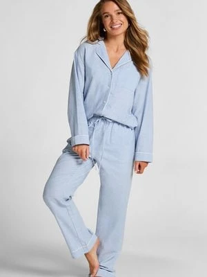 Hunkemöller Bawełniane spodnie Niebieski