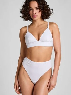 Hunkemöller Bawełniane stringi Biały