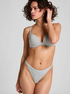 Hunkemöller Bawełniane stringi Szary