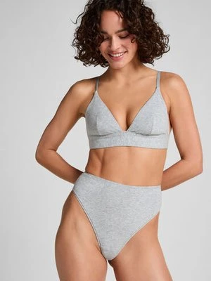 Hunkemöller Bawełniane stringi Szary