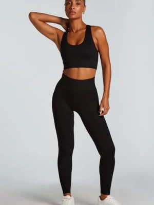 Hunkemöller Bezszwowe legginsy sportowe z wysokim stanem HKMX Czarny