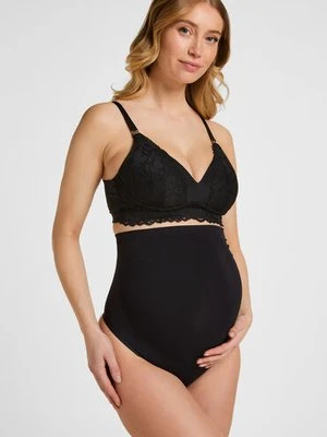 Hunkemöller Bezszwowe Stringi Ciążowe Czarny