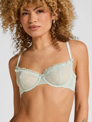 Hunkemöller Biustonosz Claudia Z Fiszbinami Bez Wkładek Zielony