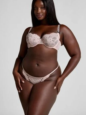Hunkemöller Biustonosz Dorothy z nieusztywnianymi fiszbinami Różowy
