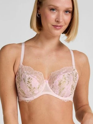 Hunkemöller Biustonosz Miri Z Fiszbinami Bez Wkładek Różowy
