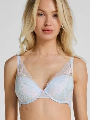 Hunkemöller Biustonosz Miri z Fiszbinami i Wyściółką Niebieski