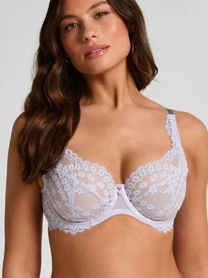 Hunkemöller Biustonosz nieusztywniany z fiszbinami Daisy Fioletowy