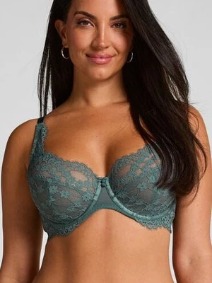 Hunkemöller Biustonosz nieusztywniany z fiszbinami Daisy Niebieski