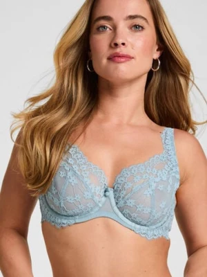 Hunkemöller Biustonosz nieusztywniany z fiszbinami Daisy Niebieski