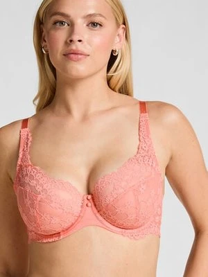 Hunkemöller Biustonosz nieusztywniany z fiszbinami Daisy Różowy
