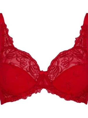 Hunkemöller Biustonosz nieusztywniany z fiszbinami Diva Czerwony