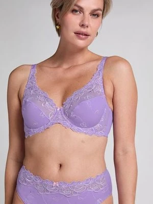 Hunkemöller Biustonosz nieusztywniany z fiszbinami Diva Fioletowy