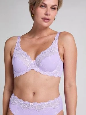 Hunkemöller Biustonosz nieusztywniany z fiszbinami Diva Fioletowy