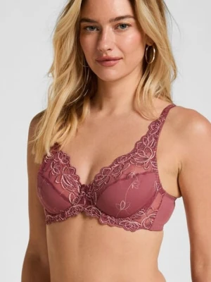 Hunkemöller Biustonosz nieusztywniany z fiszbinami Diva Fioletowy