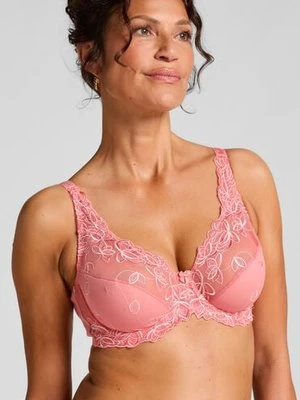 Hunkemöller Biustonosz nieusztywniany z fiszbinami Diva Pomarańczowy