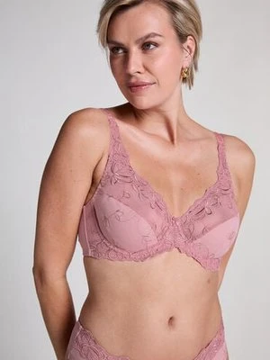 Hunkemöller Biustonosz nieusztywniany z fiszbinami Diva Różowy