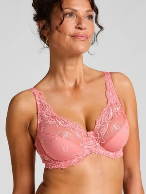 Hunkemöller Biustonosz nieusztywniany z fiszbinami Diva Różowy