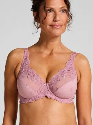 Hunkemöller Biustonosz nieusztywniany z fiszbinami Diva Różowy