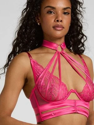 Hunkemöller Biustonosz nieusztywniany z fiszbinami Emmeline Różowy