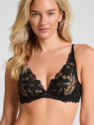 Hunkemöller Biustonosz nieusztywniany z fiszbinami Ingrid Czarny