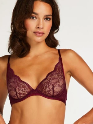 Hunkemöller Biustonosz nieusztywniany z fiszbinami Isabelle Fioletowy
