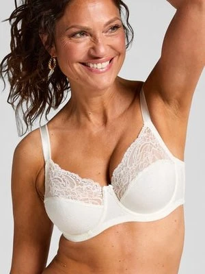 Hunkemöller Biustonosz nieusztywniany z fiszbinami Sophie Biały