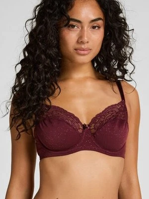 Hunkemöller Biustonosz nieusztywniany z fiszbinami Sophie Czerwony