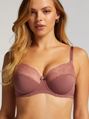 Hunkemöller Biustonosz nieusztywniany z fiszbinami Sophie Fioletowy
