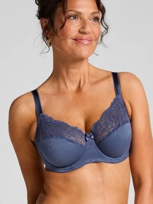 Hunkemöller Biustonosz nieusztywniany z fiszbinami Sophie Niebieski